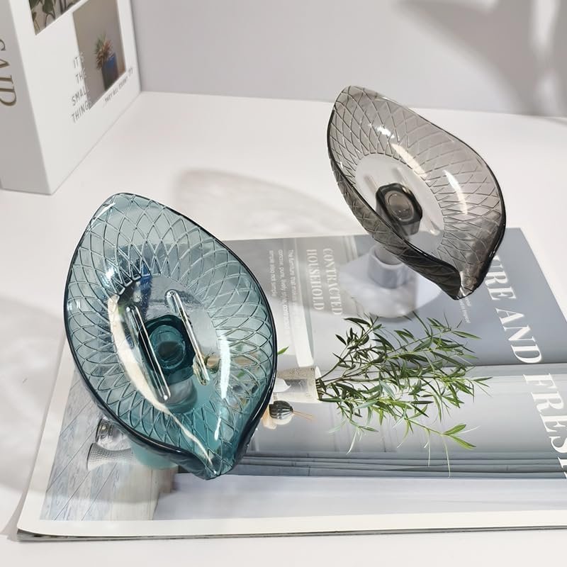 Portable Anti-slip Soap Holder Leaf Shape - লিফ শেইপ পোর্টেবল সোপ হোল্ডার