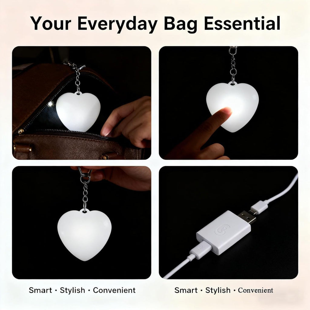 Rechargeable Smart Bag Light™ | Automatic LED Handbag Finder Light