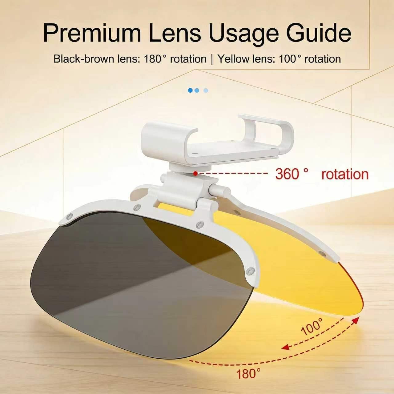 Car Visor Sun Shade Extender – Day & Night Anti-Glare Protection