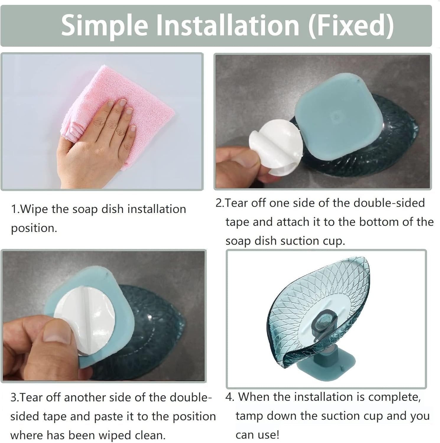 Portable Anti-slip Soap Holder Leaf Shape - লিফ শেইপ পোর্টেবল সোপ হোল্ডার