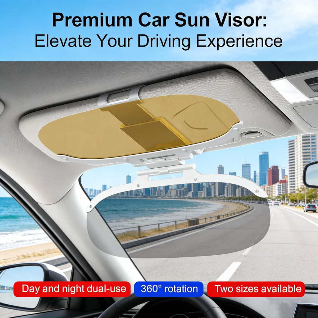 Car Visor Sun Shade Extender – Day & Night Anti-Glare Protection