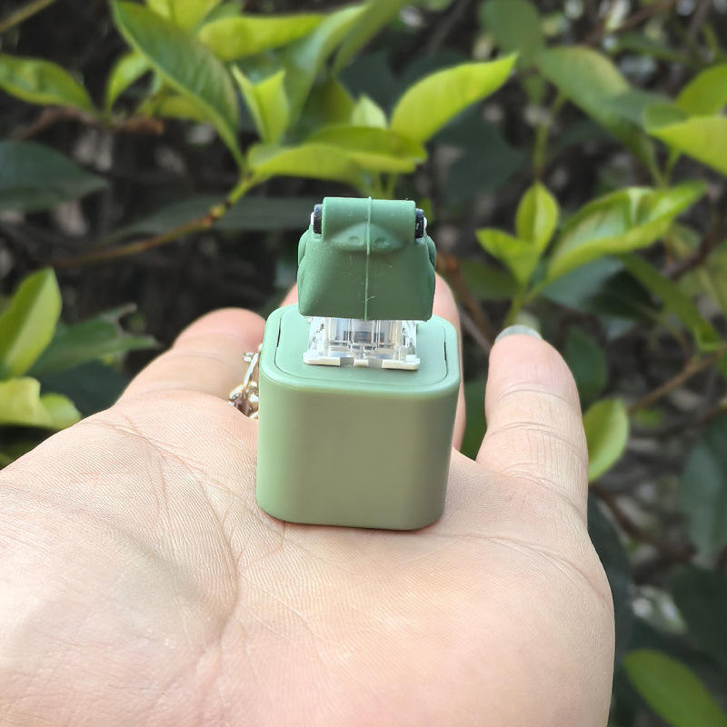 Creative Frog Sound & Light Keychain – Stress Relief Gadget