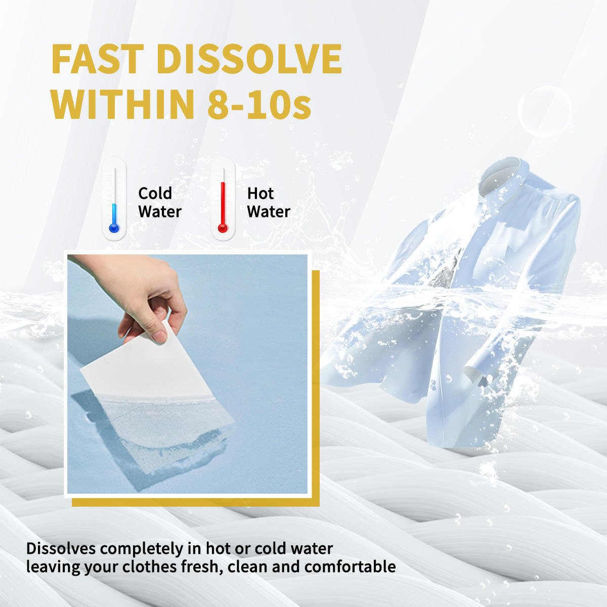 🌿 YUCO লন্ড্রি ডিটারজেন্ট শিটস – Smart & Eco-Friendly Laundry