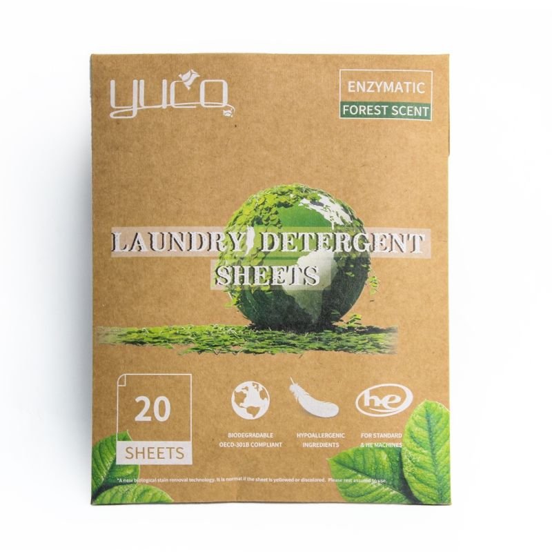 🌿 YUCO লন্ড্রি ডিটারজেন্ট শিটস – Smart & Eco-Friendly Laundry