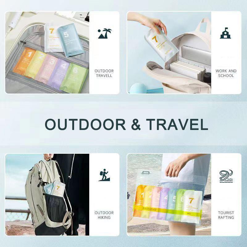 Pocket Raincoat For Adults 7 Combo Pack | Multiple Color