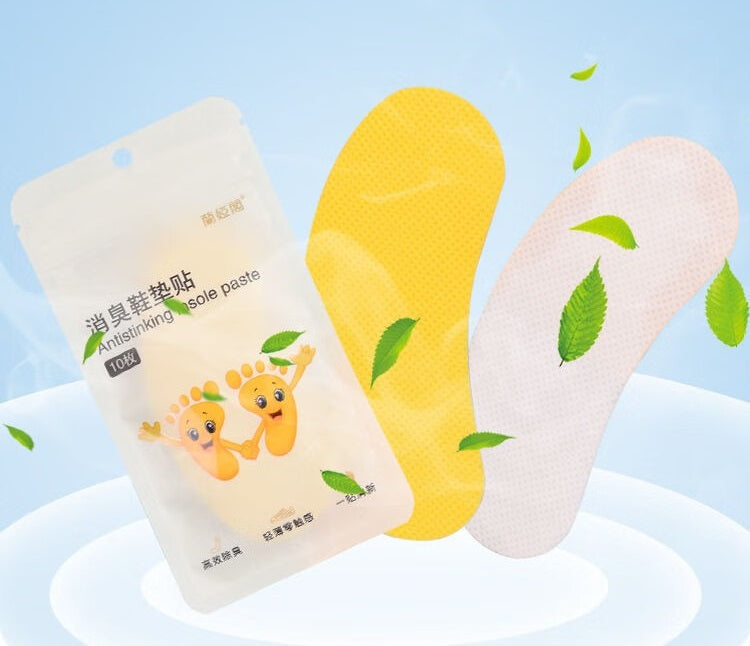 Shoes Deodorant Sticker (10pcs) – Foot Odor Remover & Freshness Patch