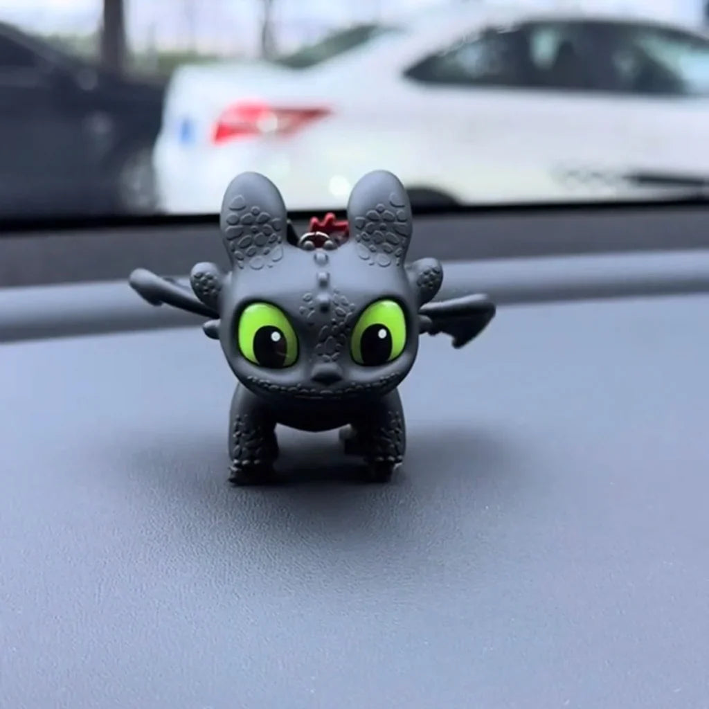 Toothless Light-Up Night Fury/White Fury Keychain