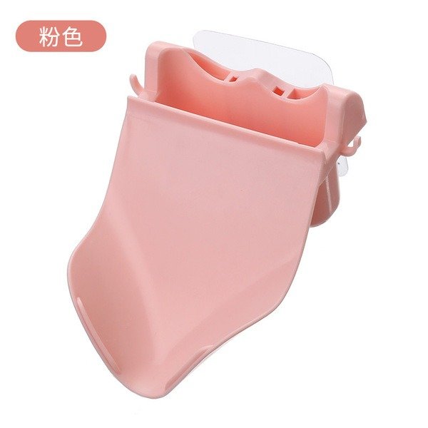2 Pieces Wall-Mounted Leaf Shape Soap Holder with Hook & Storage